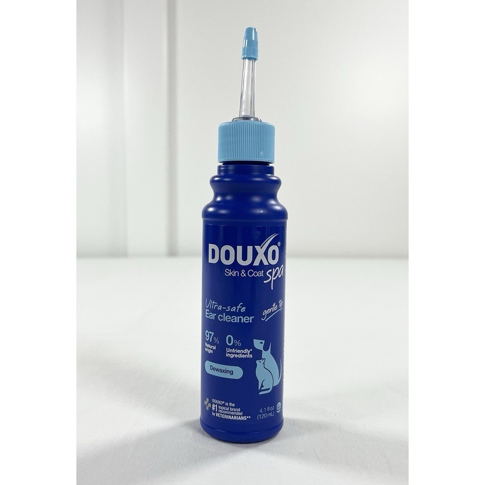DOUXO Skin & Coat SPA Ultra-Safe Natural Dewaxing Ear Cleaner for Dogs & Cats
